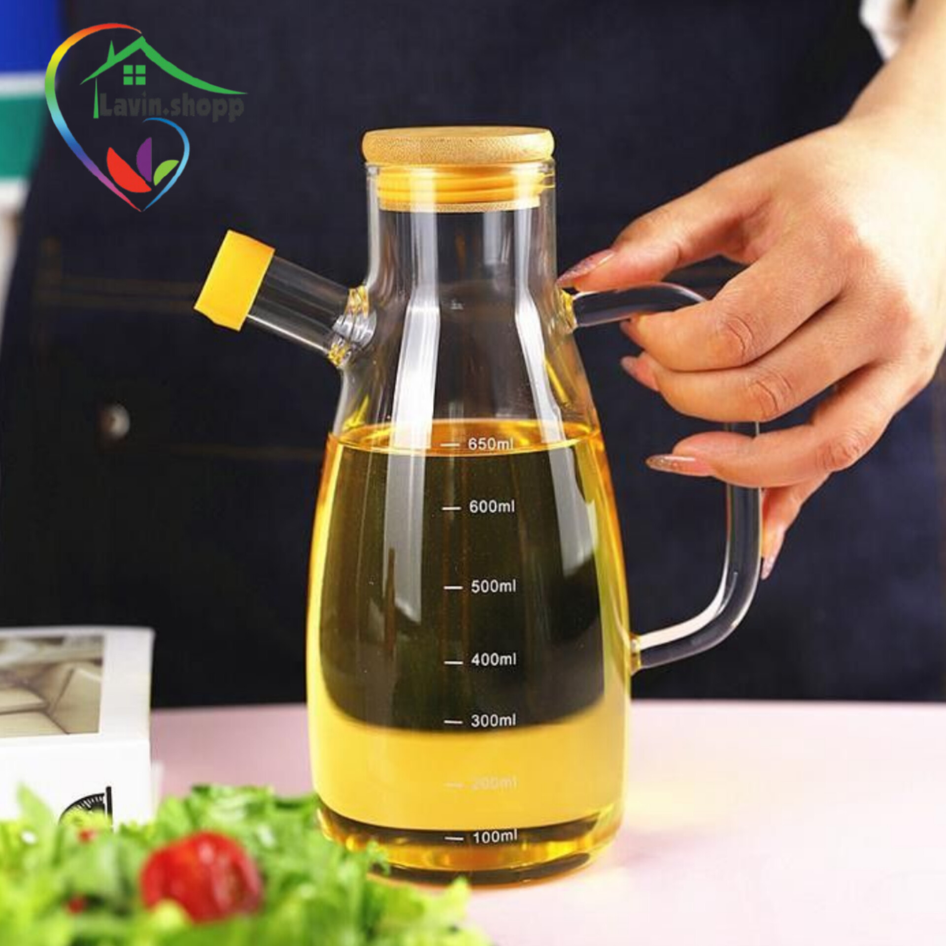 ظرف روغن پیرکس / روغن ریز پیرکس