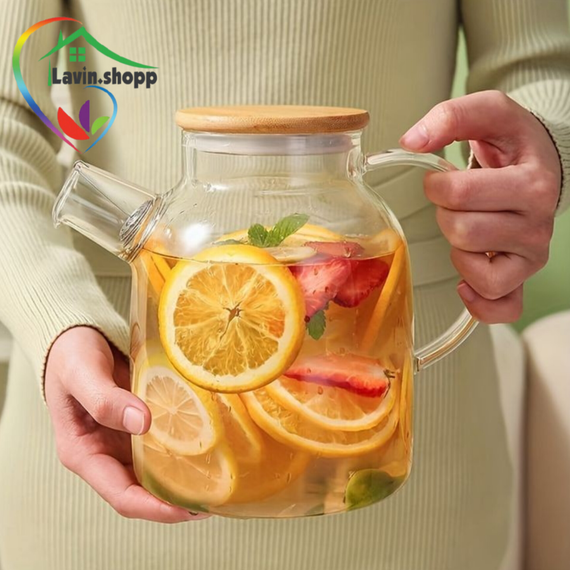 قوری پیرکس درب بامبو ۱۵۰۰ میل